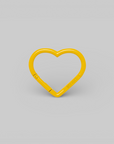 Heart Carabiner - Yellow
