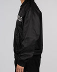 "Dry Alls" Black Stadium Jacket - Embroidered Tiger - LOADED