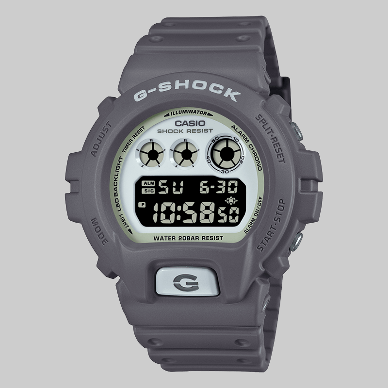 DW6900HD-8DR - Hidden Glow Digital Watch - LOADED