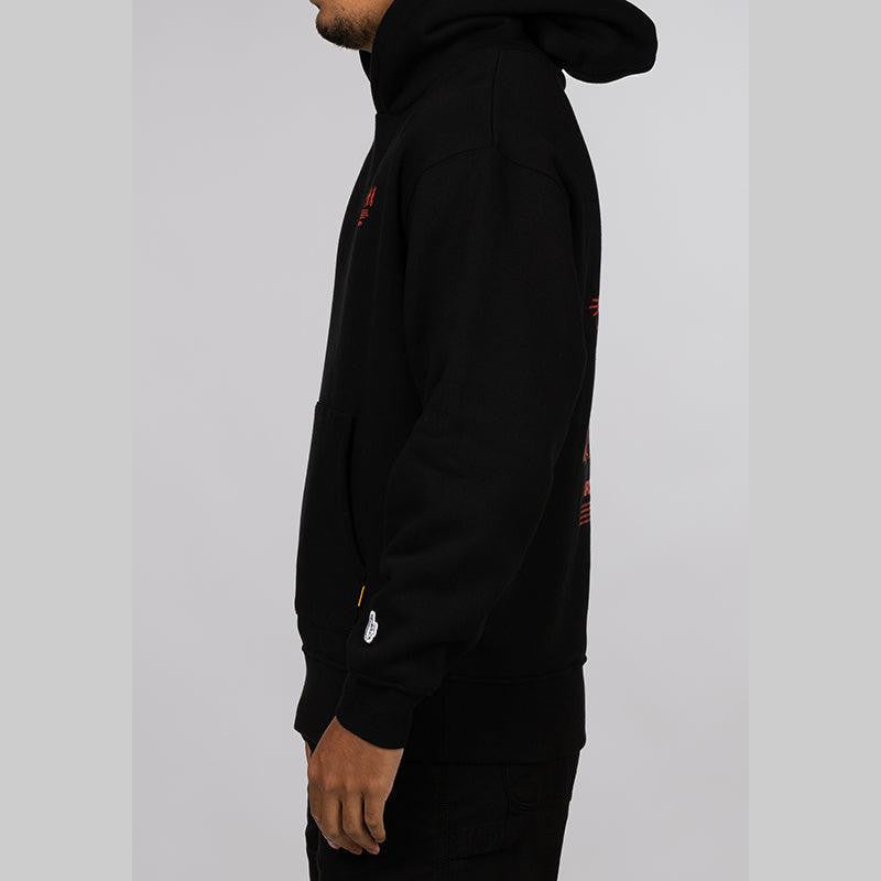 Embroidery Hoodie - Black - LOADED