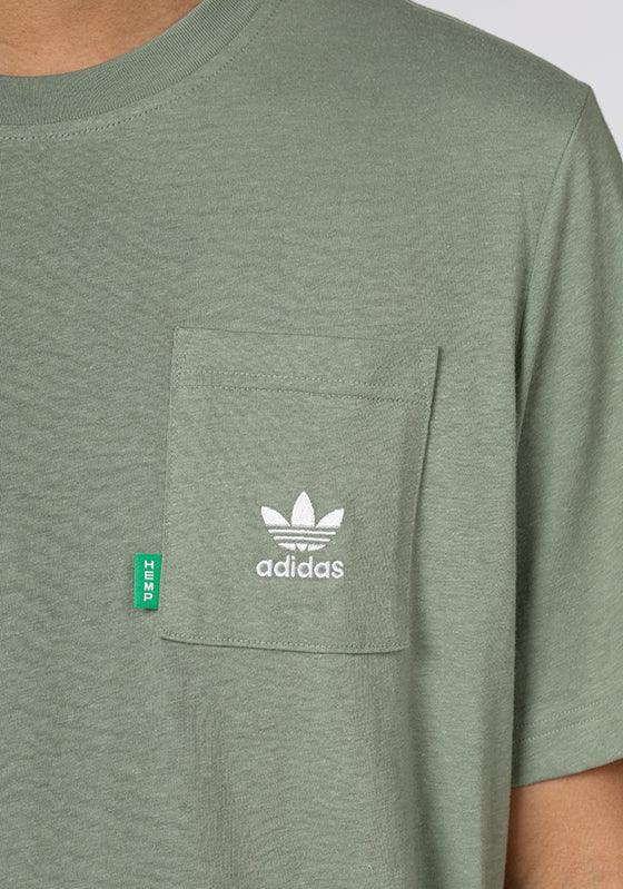 Essentials+ T-Shirt - - Green LOADED Silver