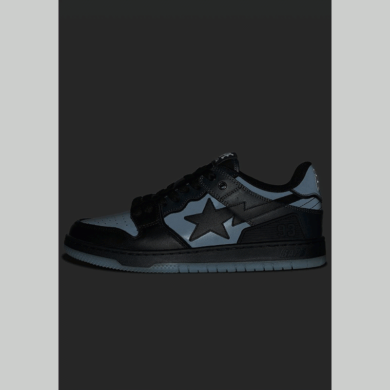 Bape SK8 STA #5 M2 - Reflective Black