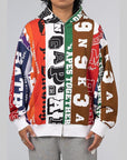 Fans Scarf Full Zip Hoodie - Multi - LOADED