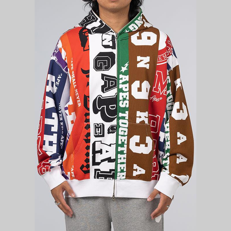 Fans Scarf Full Zip Hoodie - Multi - LOADED