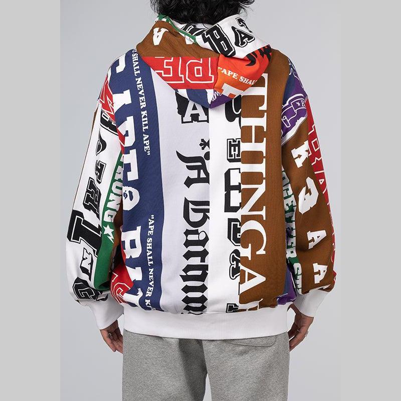 Fans Scarf Full Zip Hoodie - Multi - LOADED