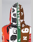 Fans Scarf Full Zip Hoodie - Multi - LOADED