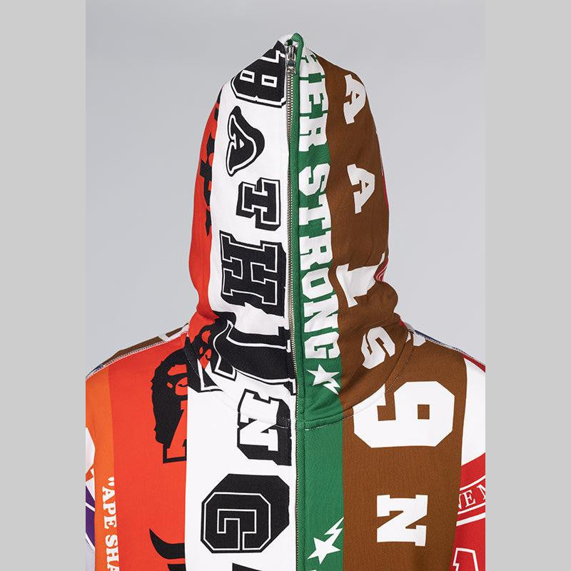 Fans Scarf Full Zip Hoodie - Multi - LOADED