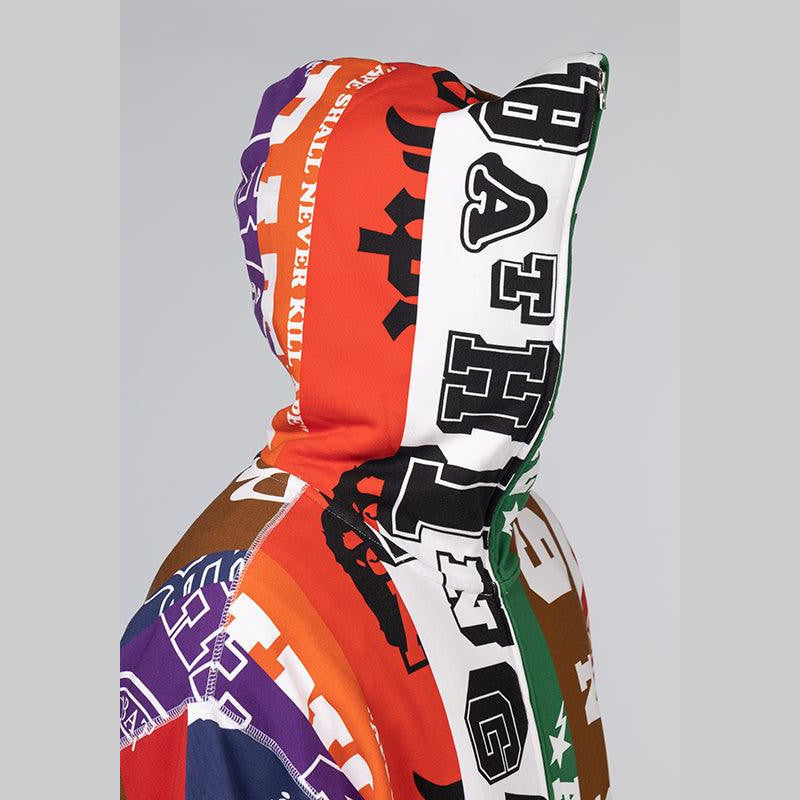 Fans Scarf Full Zip Hoodie - Multi - LOADED