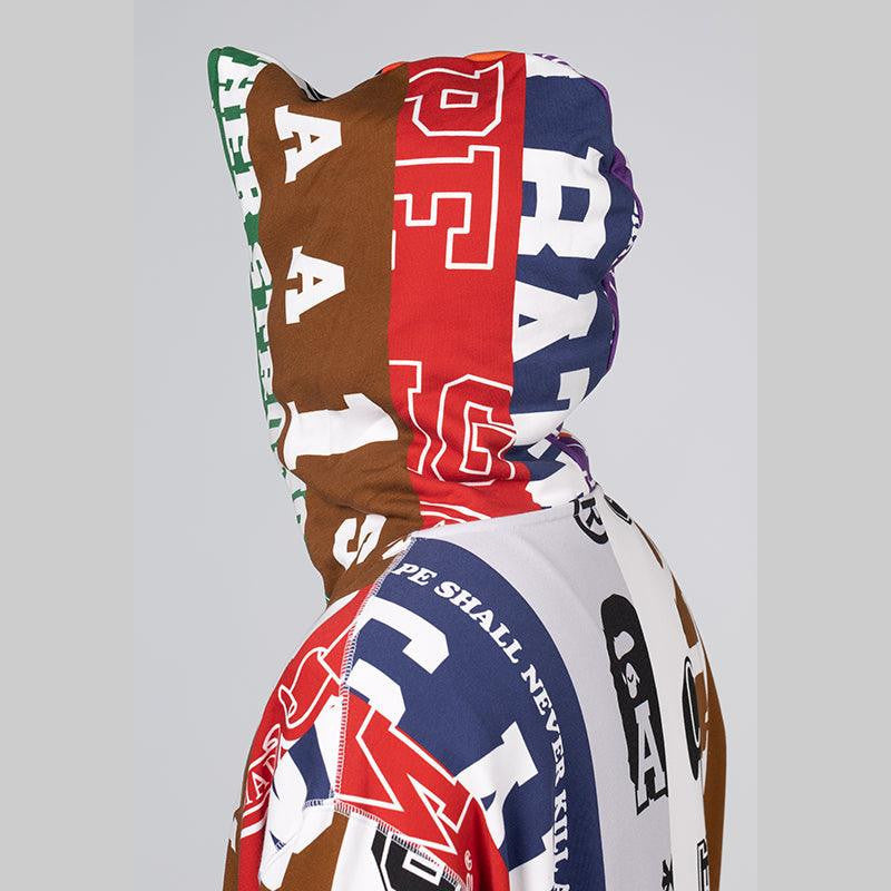 Fans Scarf Full Zip Hoodie - Multi - LOADED