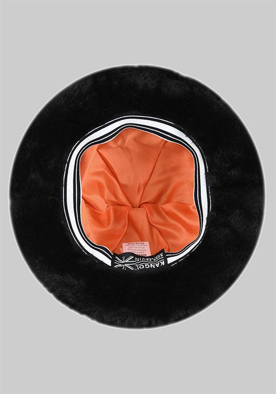 Faux Fur Casual Bucket Hat - Black - LOADED