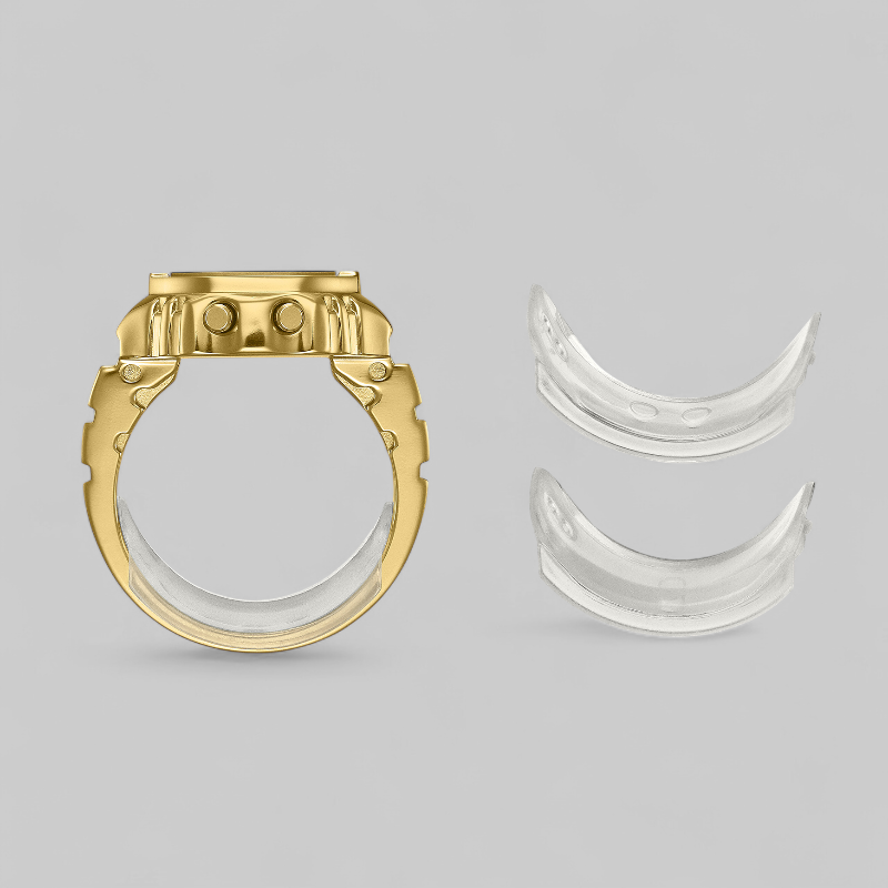 CRW-001G-9D - Full Metal Ring Watch