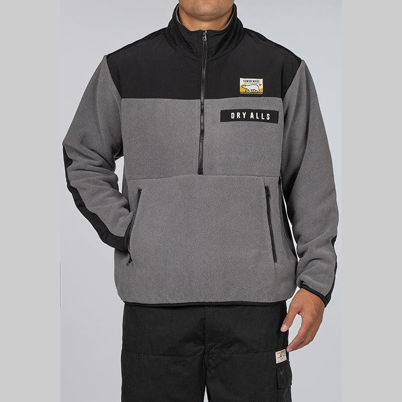 Fleece Half-Zip Jacket - Grey - LOADED