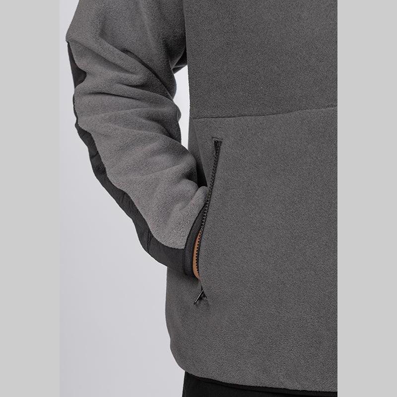 Fleece Half-Zip Jacket - Grey - LOADED