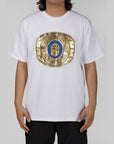 Foil Bape College Ring T-Shirt - White - LOADED