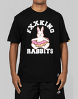 Rabbits Donuts T-Shirt - Black