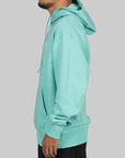 French Terry Hoodie - Acid Mint - LOADED