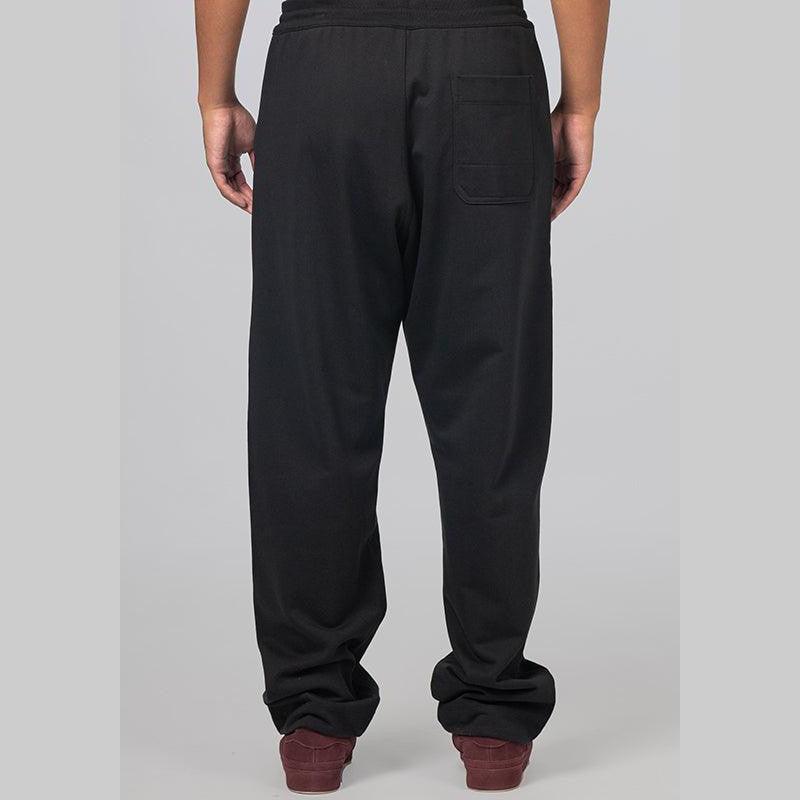 French Terry Straight Pant - Black - LOADED