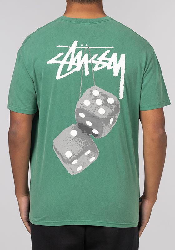Fuzzy Dice T-Shirt - Pigment Pine Green - LOADED