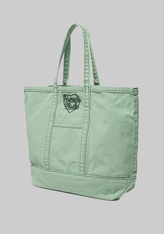Garment Dyed Tote Bag - Green - LOADED