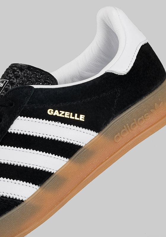 Gazelle Indoor - Black/White/Gum - LOADED