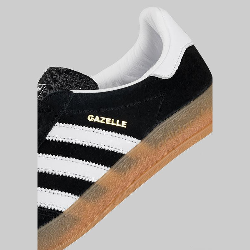 Gazelle Indoor - Black/White/Gum - LOADED