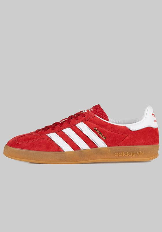 Gazelle indoor - Scarlet/White/Gum - LOADED