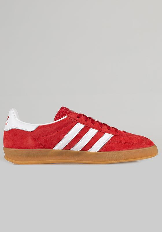 Gazelle indoor - Scarlet/White/Gum - LOADED