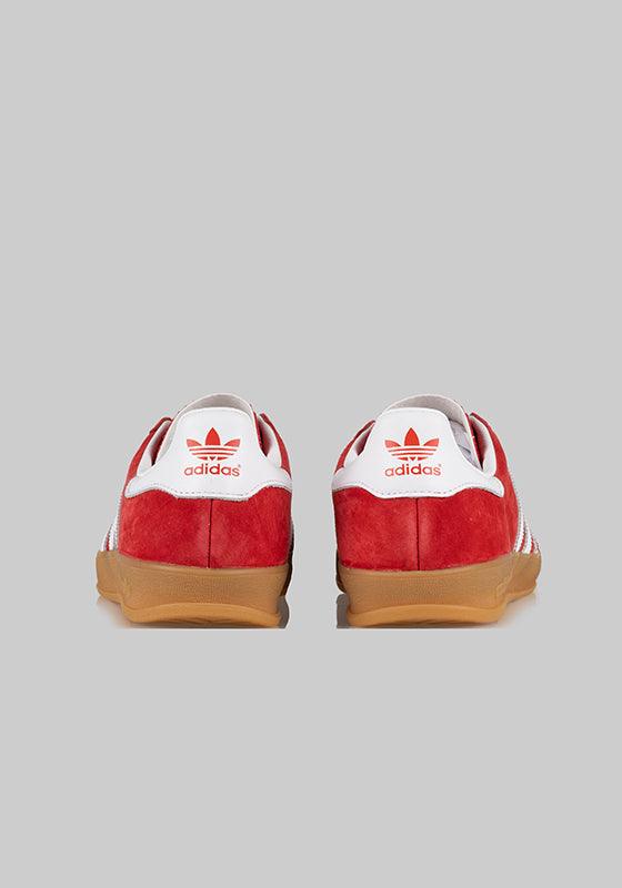 Gazelle indoor - Scarlet/White/Gum - LOADED