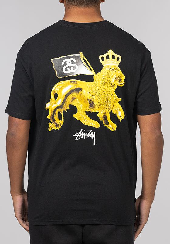 Gold Lion T-Shirt - Black - LOADED