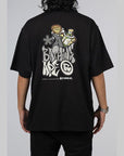 Graffiti Bape Relaxed Fit T-Shirt - Black - LOADED