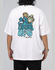 Graffiti Bape Relaxed Fit T-Shirt - White - LOADED