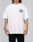 Graffiti Bape Relaxed Fit T-Shirt - White - LOADED