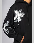 Graphic French Terry Hoodie - Black - LOADED