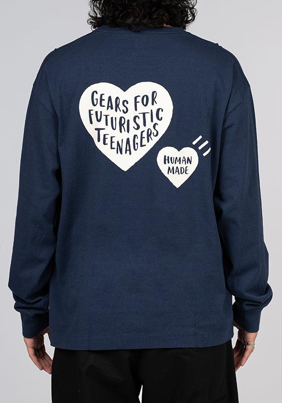 Graphic Long Sleeve #6 - Navy - LOADED