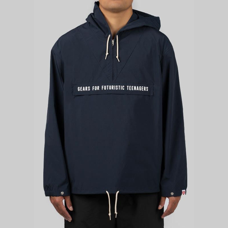 Half-Zip Anorak - Navy - LOADED