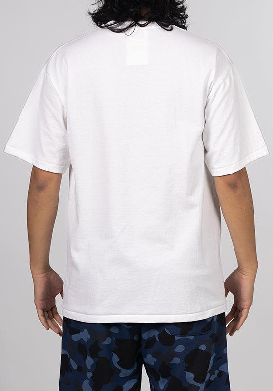 Hand Draw Pattern By Bathing Ape T-Shirt - White - LOADED