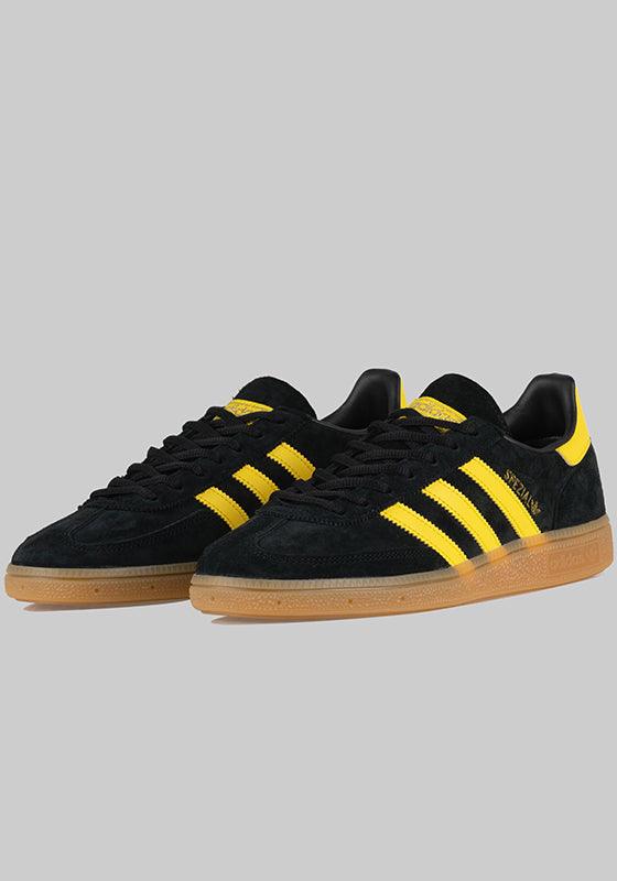 Adidas spezial sales black and yellow