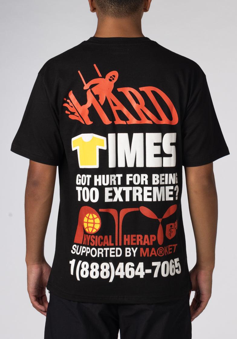 Hard Times Physical Therapy T-Shirt - Black - LOADED