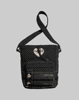 Heart Bandana Shoulder Bag - Heart Bandana Print/Black - LOADED