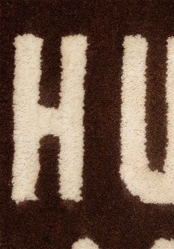 Heart Rug Medium - Brown - LOADED