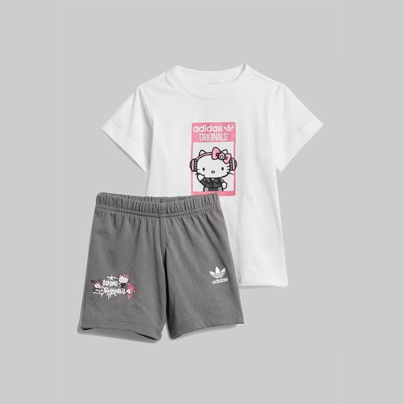 Hello Kitty Short Tee Set - White - LOADED