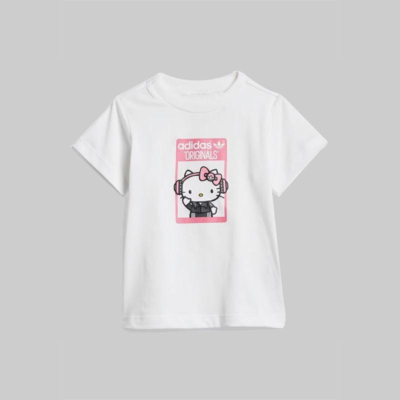 Hello Kitty Short Tee Set - White - LOADED