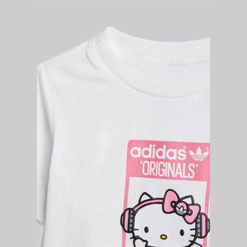 Hello Kitty Short Tee Set - White - LOADED