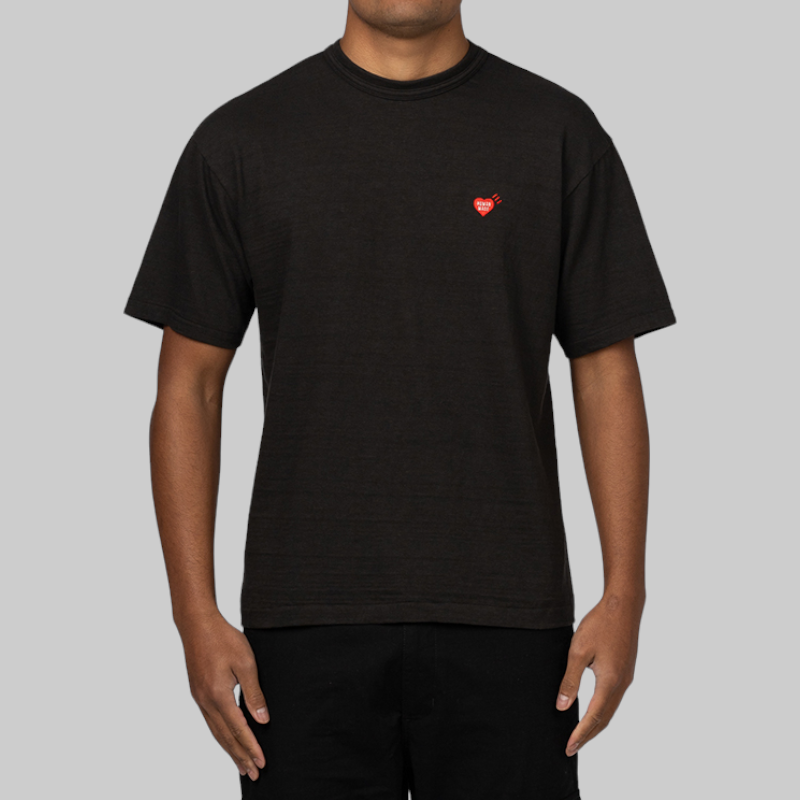 Heart Badge T-Shirt - Black