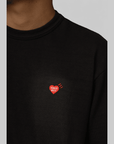 Heart Badge T-Shirt - Black