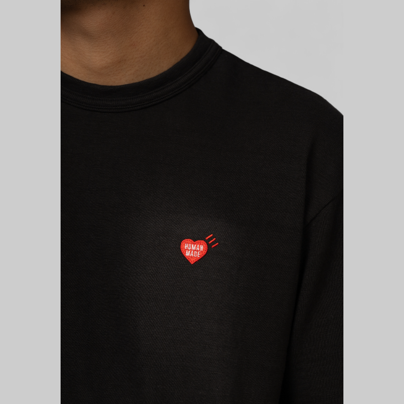 Heart Badge T-Shirt - Black