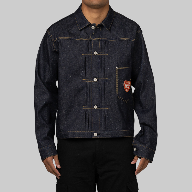 Denim Work Jacket Rigid - Indigo