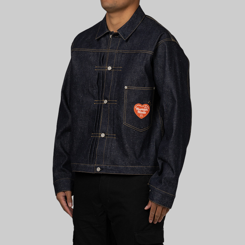 Denim Work Jacket Rigid - Indigo