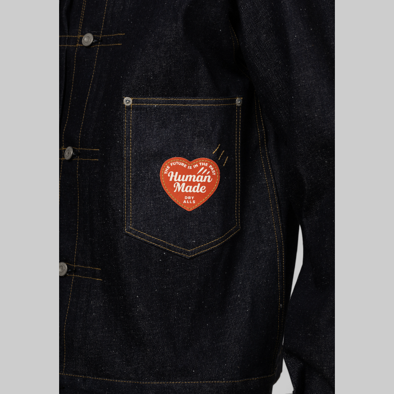 Denim Work Jacket Rigid - Indigo