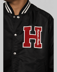 Nylon Stadium Jacket - Black